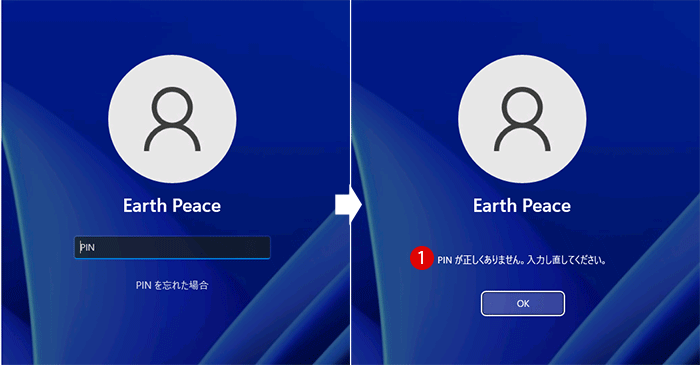 Windows 11 PINとパスワードを忘れてログインが出来ない時のパスワードのリセット方法