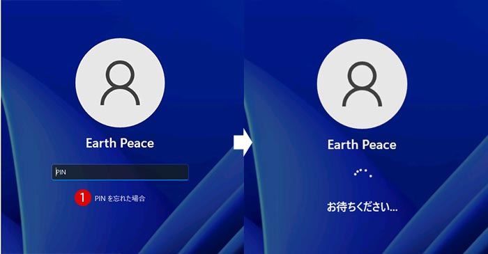 Windows 11 PINとパスワードを忘れてログインが出来ない時のパスワードのリセット方法
